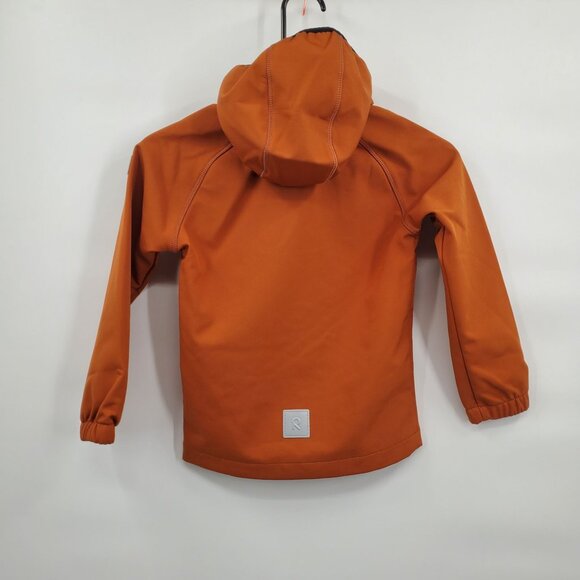 Reima Vantti Softshell Jacket Kids Size USA 6Y NWT Full Zip Cinnamon Brown - Picture 9 of 13
